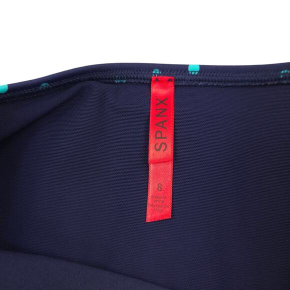 Spanx Shaping Flirty Bikini Swim Bottom Womens 8 Skirted Polka Dot UPF 50 - Picture 5 of 11